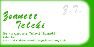 zsanett teleki business card